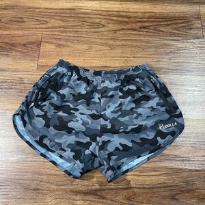 Pudolla Lined Shorts Activewear Running Workout Camo Men’s Size Small
